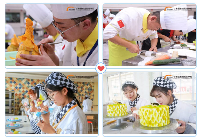 甘肃新东方<a href='http://m.gsxdf.com/' target='_blank'><u>烹饪学校</u></a>课堂实景