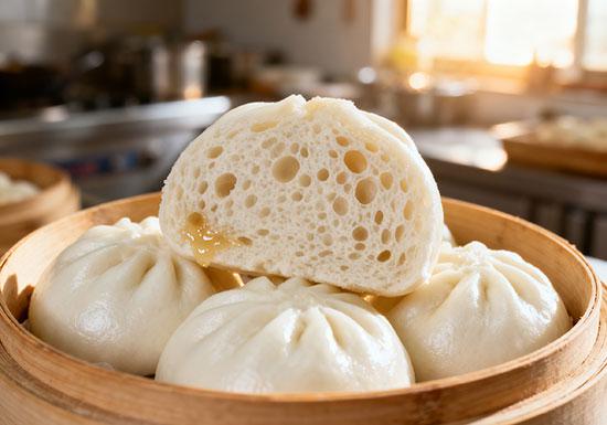 早餐店包子面如何又白又松软