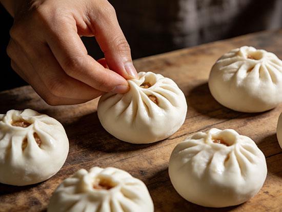 捏包子的手法与技巧