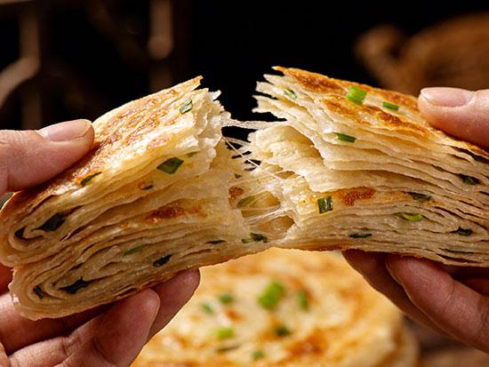 发面版软香葱饼和烫面版千层葱油饼做法