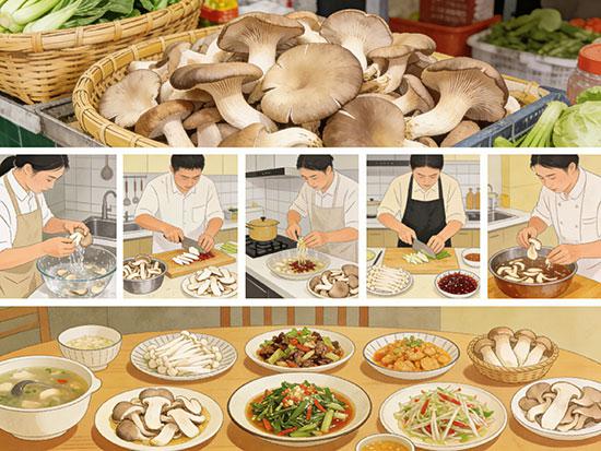 平菇有哪些家常做法？
