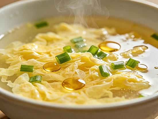 美味好喝的蛋花汤制作过程