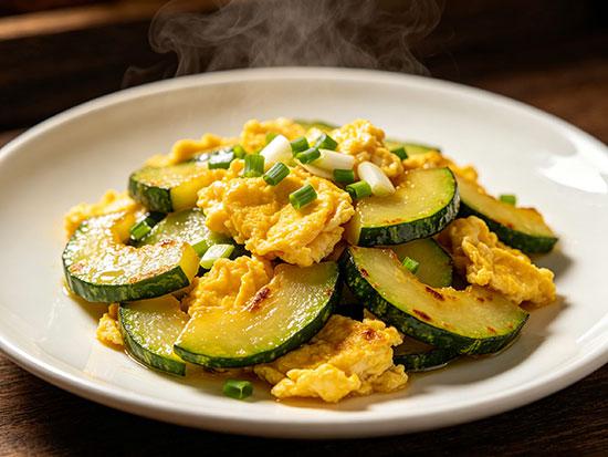 番瓜炒蛋：5分钟搞定的家常下饭菜