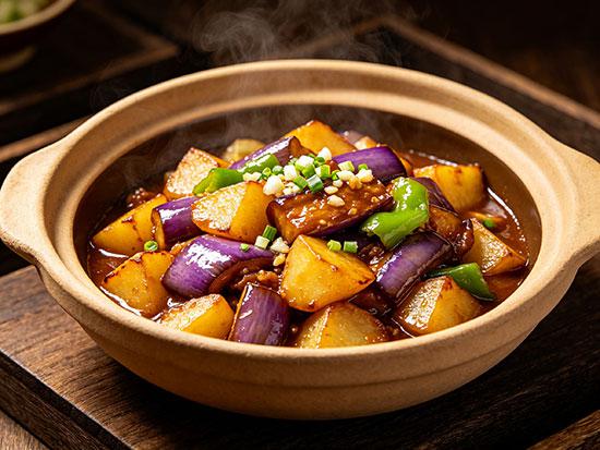 土豆烧茄子：比肉还香的下饭神器