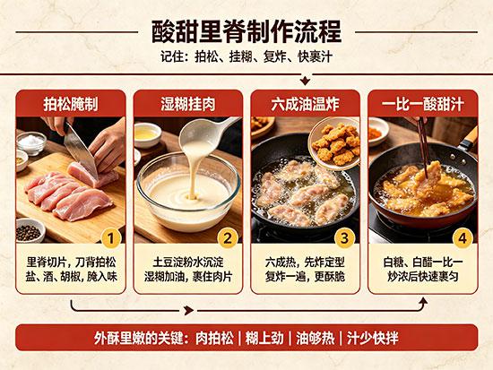 学做锅包肉：外酥里嫩，酸甜适口